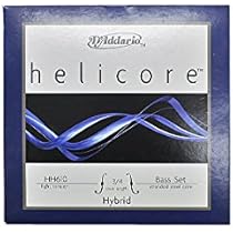 コントラバス弦　アメリカ製　ダダリオ　ヘリコア　ハイブリット　セット Amazon | D'Addario ダダリオ コントラバス弦セット HELICORE